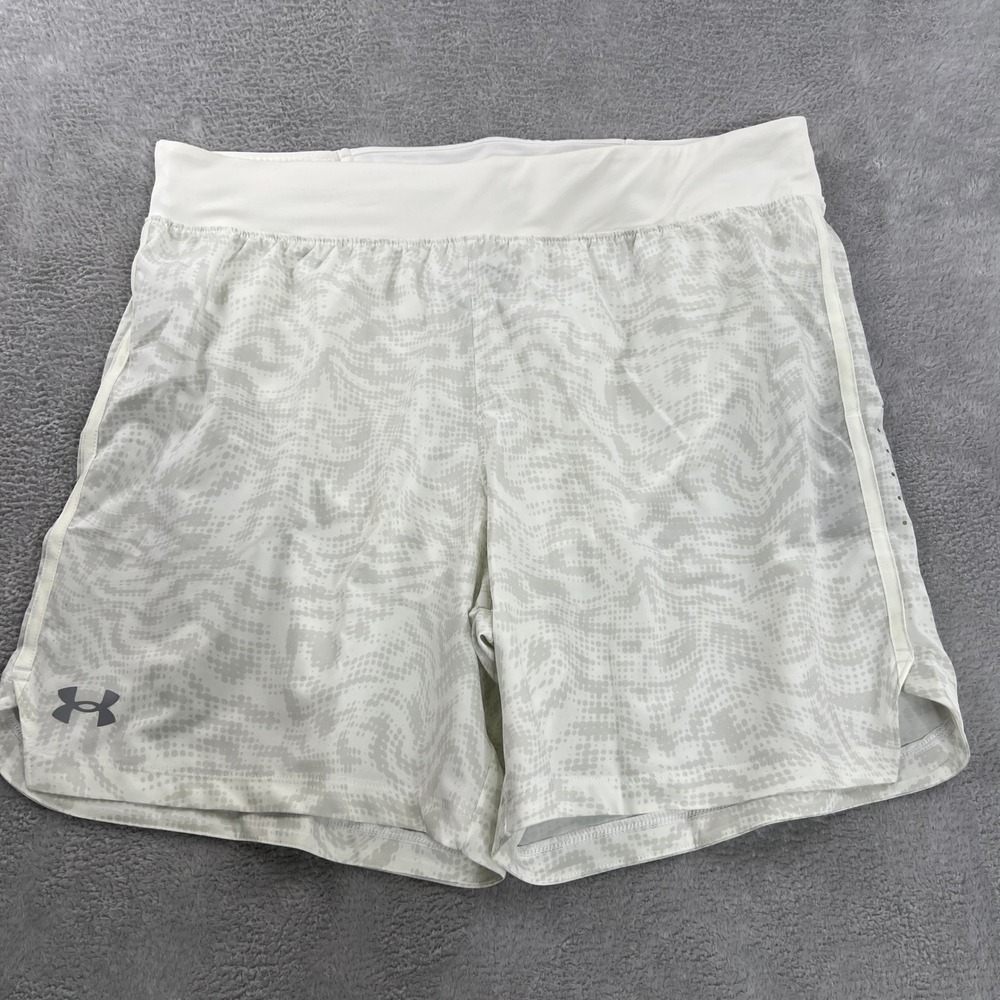 Under Armour Launch Elite 7" Running Shorts XL White NWT Speedpocket Athletic